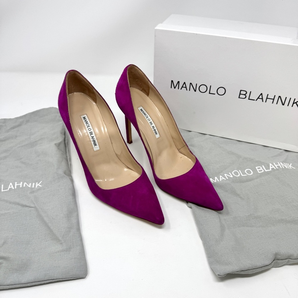 Manolo Blahnik Purple Heels